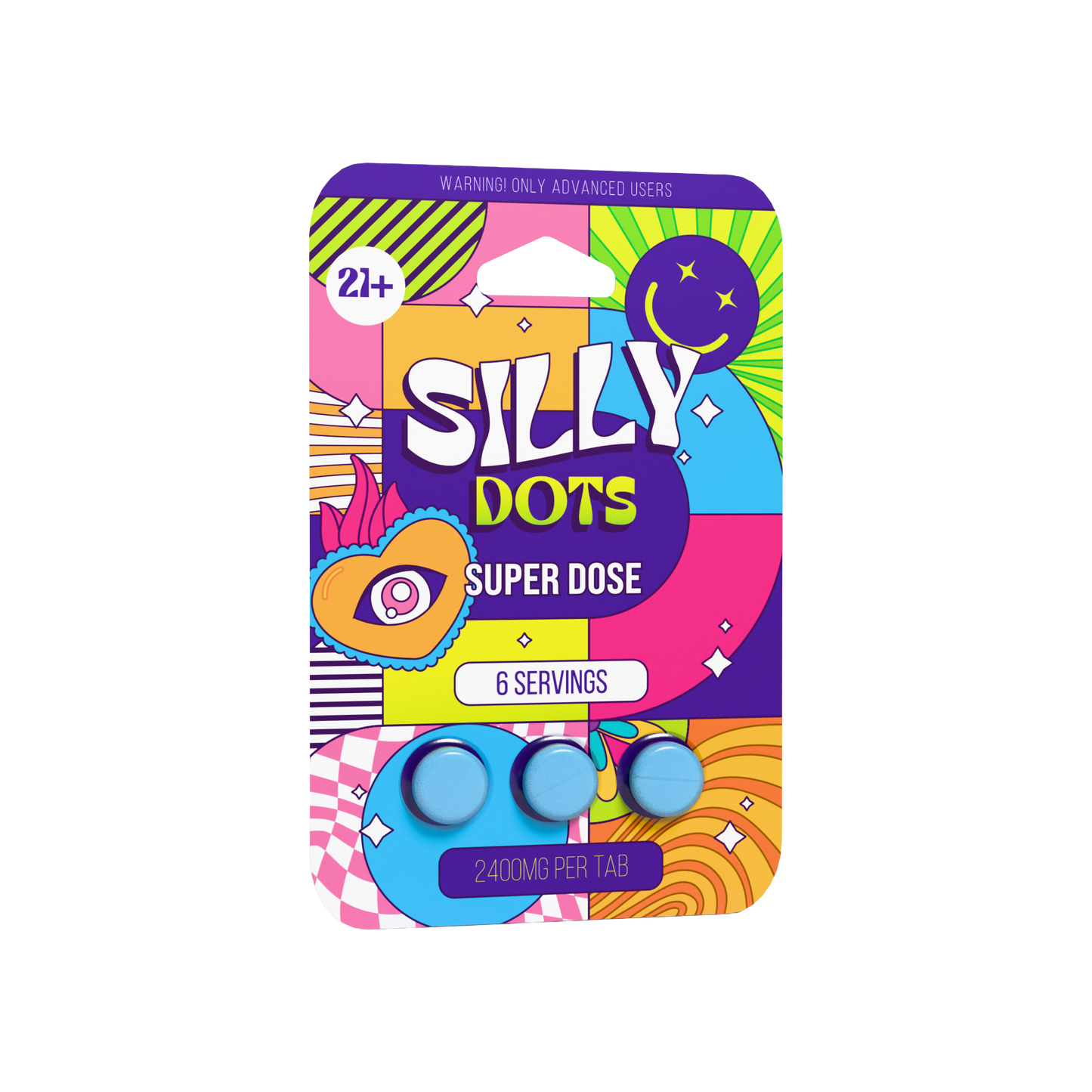 Silly Dots Super Dose 2400mg Tabs | 3 Tabs