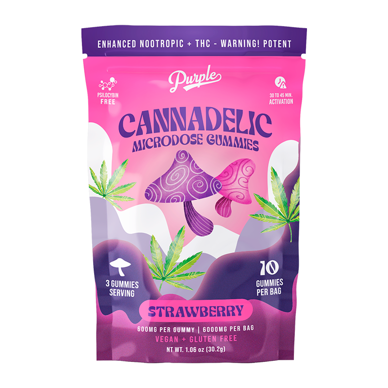 Cannadelics Microdose Gummies | Strawberry