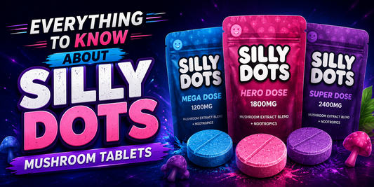 silly dots mushroom tablets