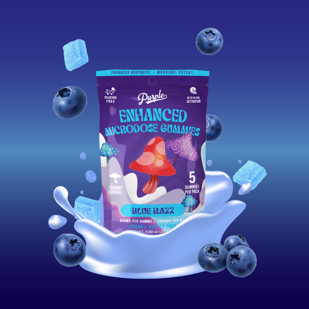 Purple Amanita Mushroom Gummies