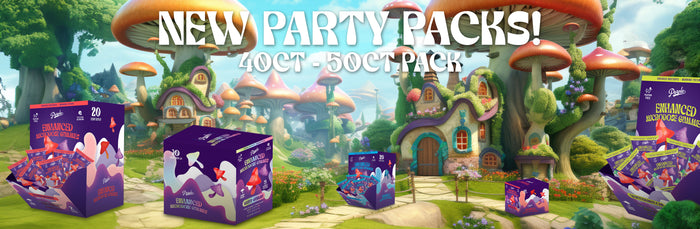 Purple Mushroom Enhanced Microdose Gummies | Blue Razz