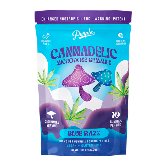 Cannadelics Microdose Gummies | Blue Razz
