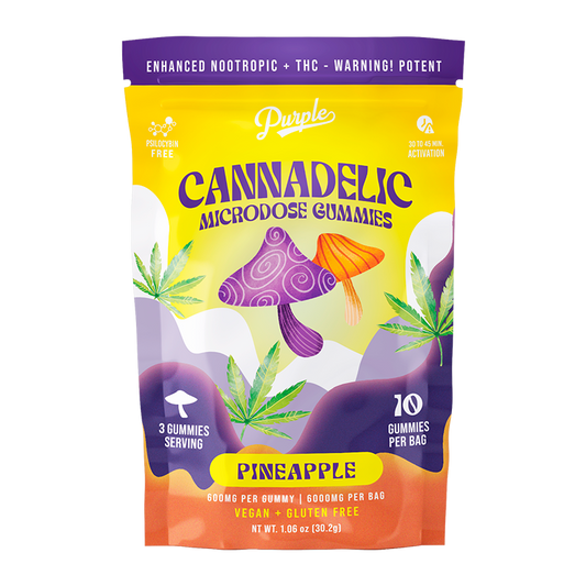 Cannadelics Microdose Gummies | Pineapple