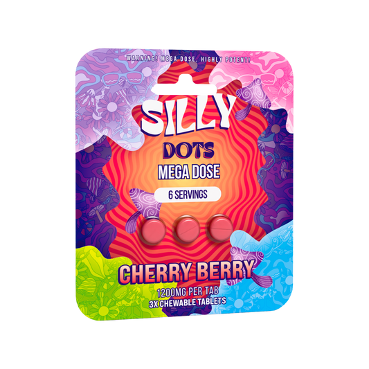 Cherry Berry Silly Dots Mega Dose 1200mg Tabs | 3 Tabs