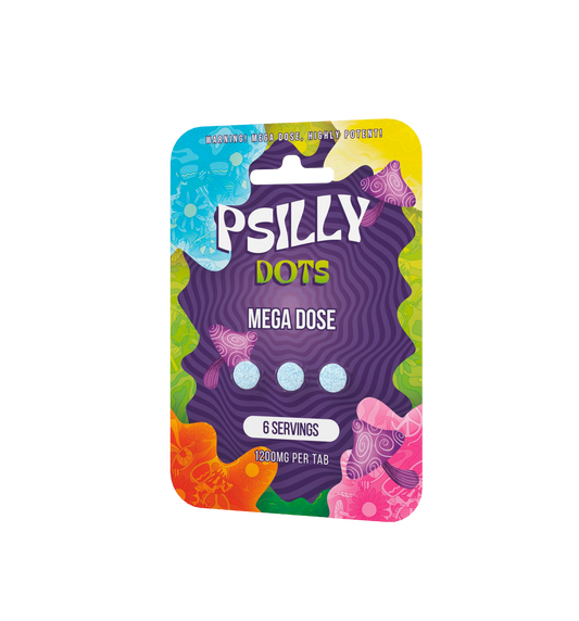 Psilly Dots Mega Dose 1200mg Tabs | 3 Pack