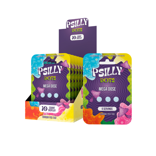 Party Pack | Psilly Dots Mega Dose 1200mg Tabs | 10 Count Display